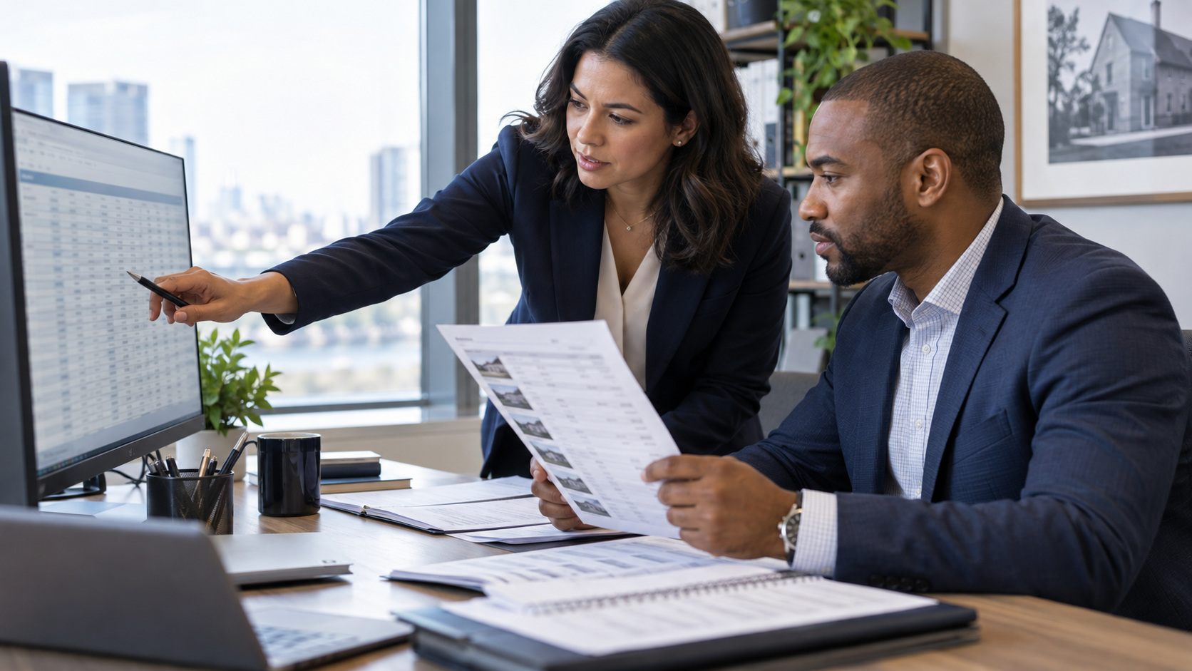 Reconciling a real estate portfolio asset list with title records